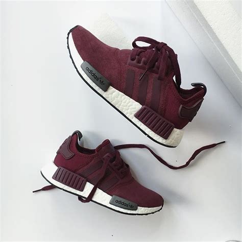 adidas schuhe damen nmd bordeaux|Women .